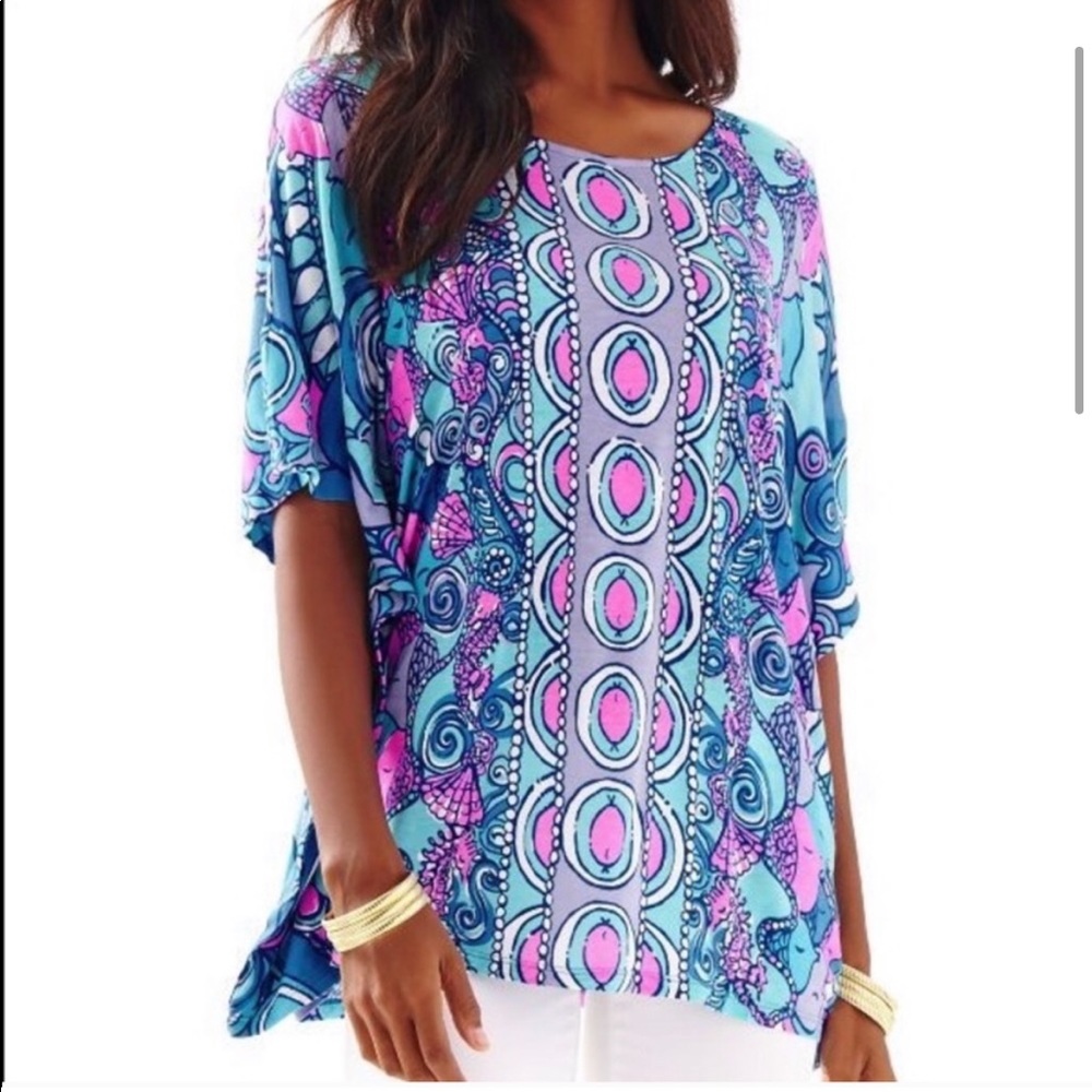 ✨. Lilly Pulitzer Cooper Caftan in Sea Jewels💎